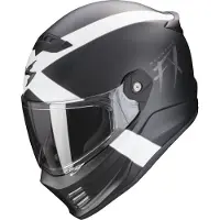 Scorpion Covert FX Gallus Helm, schwarz matt/weiß, M (57/58)