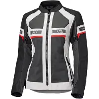 Held Tropic 4 Mesh Damen Motorrad Textiljacke, grau/rot, 3XL