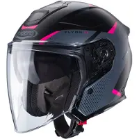 Caberg Flyon II Boss Jethelm Damen Fiberglas schwarz, XS