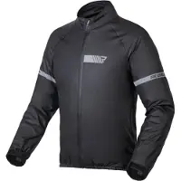 Rebelhorn Ocean Motorrad Regenjacke, schwarz, 7XL