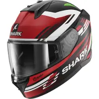 Shark D-Skwal 3 Firstlap Mat Schwarz Rot Grün KRG Größe 2XL
