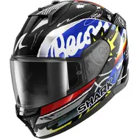 Shark D-Skwal 3 Streetrush Integralhelm unisex silber, L