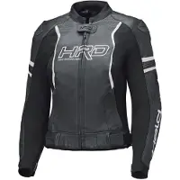 Held Street Rocket 4 Damen Motorrad Lederjacke, schwarz/weiß, 76