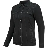 Rusty Stitches Dolly Jacke Schwarz 36 Frau Schwarz 36