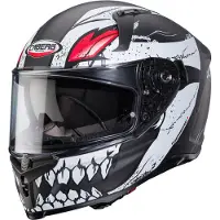 Caberg AVALON X PUNK Integralhelm M in grau/rot/weiß