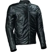 Difi Boston Black EDT Motorrad Lederjacke, schwarz, 54