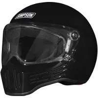 Simpson M30 Motorrad Helm, schwarz, XL