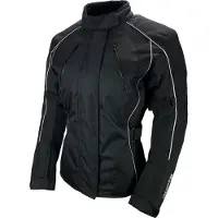 Bores Shanon Damen Textiljacke, schwarz, S