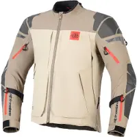 Alpinestars Nazca 3L Gore-Tex Pro wasserdichte Motorrad Textiljacke, schwarz/braun, XL