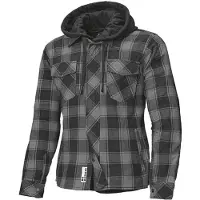Held Lumberjack II Motorrad Textiljacke, schwarz/grau, S