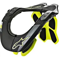 Alpinestars BNS Tech-2 Nacken Schwarz Fluo Gelb Größe L-XL