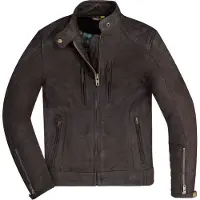Merlin Mia Damen Motorrad Lederjacke, braun, M