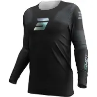Sonstiges Shot Aerolite Space Motocross Jersey, schwarz, L