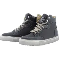 Helstons Kobe Canvas Armalith Leather Grau Schwarz Schuhe Größe 40