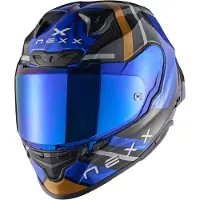 NEXX Helmet X.R3R SWIRL Carbon Deep Blue