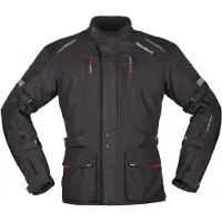 Modeka Striker II Motorrad Textiljacke, schwarz, 4XL