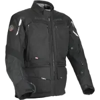Dane Elec DANE Reykjavik wasserdichte Motorrad Textiljacke, schwarz, 60