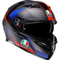 AGV K3 2.6 Striga Integralhelm unisex Thermoplast schwarz matt, L