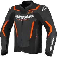 Alpinestars Gp Force V2 Airflow Lederjacke Schwarz 50 Mann Schwarz 50