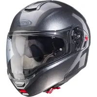 Caberg LEVO X Klapphelm unisex Fiberglas grau, XS