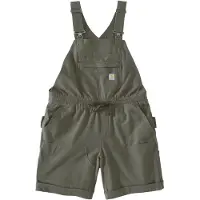 Carhartt Rugged Flex Ripstop Damen Kurze Latzhose