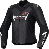 Alpinestars Stella Faster V3 Leder Rennjacke Schwarz 48 Frau Schwarz 48
