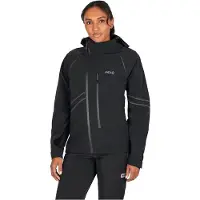 Knox Impass Damen Motorrad Regenjacke, schwarz, L