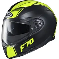 HJC F70 MAGO Integralhelm schwarz-fluo gelb MC4HSF XL XL in gelb/schwarz
