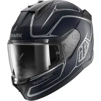 Shark D-Skwal 3 Drone Helm, blau/silber, L (59/60)