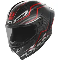 AGV Pista GP RR Performante Carbon Helm, schwarz/rot, 2XL (63/64)