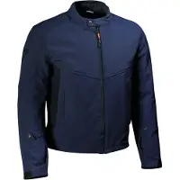 Difi Brandon Aerotex Urban wasserdichte Motorrad Textiljacke, dunkelblau, 3XL