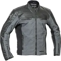 Halvarssons Holmen wasserdichte Motorrad Textiljacke, grau/schwarz, 52