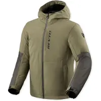 REV'IT! Revit Traffic 2 H2O wasserdichte Motorrad Textiljacke, grau/oliv, S