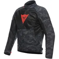 Dainese Ignite Air Tex Camo Grau Schwarz Fluo Rot Jacke Größe 54