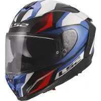 LS2 FF817 Challenger II Viper Integralhelm M Unisex Fiberglass weiß, M