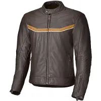 Held Heyden Braun Beige Motorrad Lederjacke Größe 52