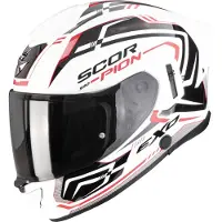 Scorpion Exo-530 Air Slope Helm, weiß/schwarz/rot, 2XL (63/64)
