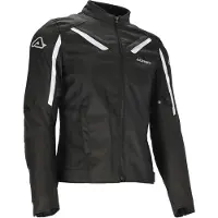 Acerbis X-Mat Damen Motorrad Textiljacke, schwarz/weiß, XL