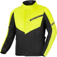 SHIMA HydroDry 2.0 Motorrad Regenjacke, schwarz/gelb, XS
