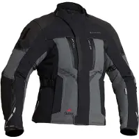Halvarssons Vimo wasserdichte Damen Motorrad Textiljacke, schwarz/grau, 36