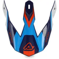 Acerbis Linear Helmschirm Farbe: Blau/Orange