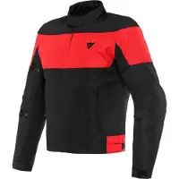 Dainese Elettrica Air Tex Motorrad-Textiljacke, schwarz/rot, 46