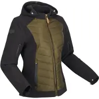 Segura Natcho 2 Damen Motorrad Textiljacke, khaki/schwarz, 38