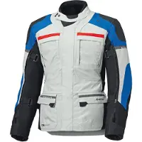 Held Carese 3 Adventure Motorrad Textiljacke, grau/blau, 5XL
