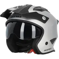 Acerbis Aria Metallic Matt Silber Jethelm Größe XL