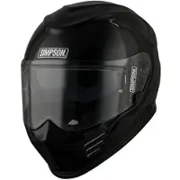 Simpson Venom Solid 06 Helm, schwarz, M (58)