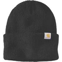 Carhartt Mütze Herren Waffle Cuffed Beanie Black
