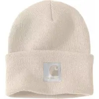 Carhartt Satin Lined Cuffed Beanie oat milk (A16) OS