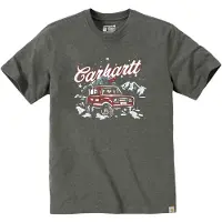 Carhartt - Dearborn Relaxed Holiday T-Shirt - T-Shirt Gr S oliv/grau