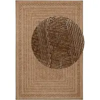 Hanse Home In- & Outdoor Teppich Limonero,Jute Look, Wetterfest,Terrasse, Braun - 200x290 cm